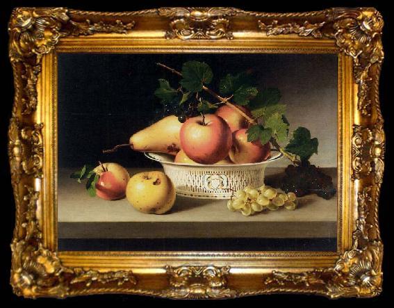 framed  James Peale Fruits of Autumn, ta009-2
